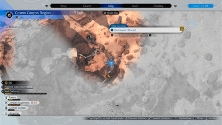 FF7 Rebirth - Chocobo Hidden Treasure Chromite Ore x3 Map Location