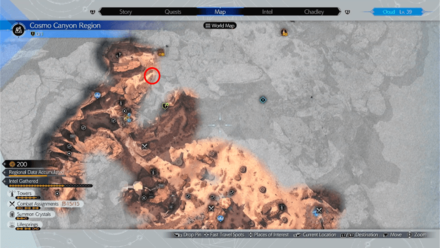 FF7 Rebirth - Chocobo Hidden Treasure Emerald x1 Map Location