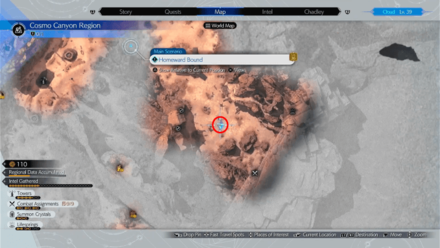 FF7 Rebirth - Chocobo Hidden Treasure Ruby x1 Map Location