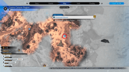 FF7 Rebirth - Chocobo Hidden Treasure Mythril Ore x1 Map Location