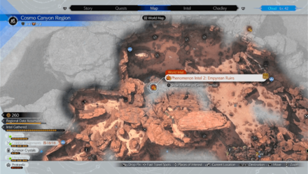 FF7 Rebirth - Phenomenon Intel 2: Empyrean Ruins Map Location