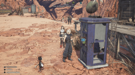 FF7 Rebirth - Cosmo Canyon Telephone Booth