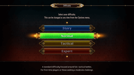 Unicorn Overlord - Pick Difficulty