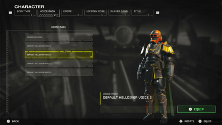 Helldivers 2 - Voice Pack