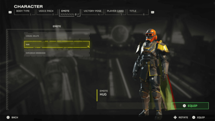 Helldivers 2 - Emote