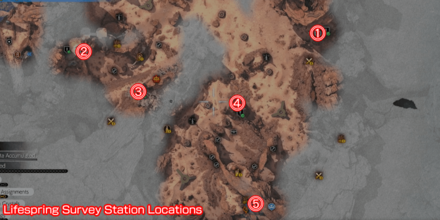 FF7 Rebirth - Lifespring Survey Station Locations