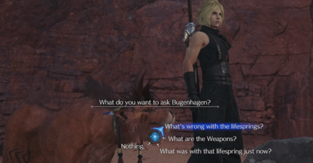 FF7 Rebirth - Talk to Bugenhagen