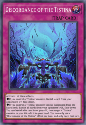 Discordance of the Tistina