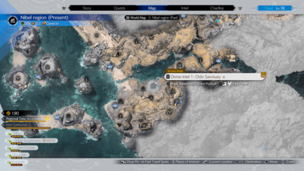 FF7 Rebirth - Divine Intel 1: Odin Sanctuary α Map Location