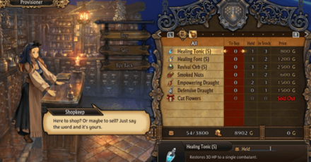 Unicorn Overlord - Provisioner Shopkeep