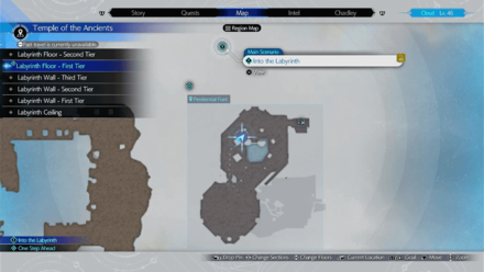 EXP Up ingame location