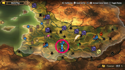 Unicorn Overlord - Divine Shard Cornia 49 Map Location