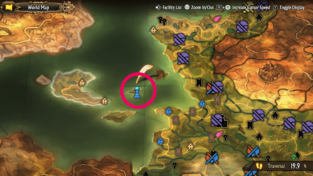Unicorn Overlord - Divine Shard Cornia 51 Map Location