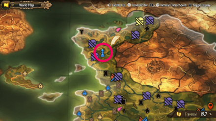 Unicorn Overlord - Divine Shard Cornia 53 Map Location