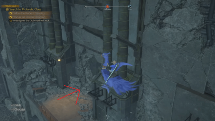 FF7 Rebirth - Use Chocojet to go Inside the Hole