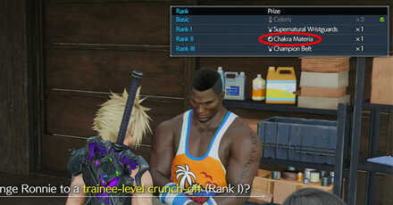 Final Fantasy 7 Rebirth - 3 Star Chakra Materia Reward