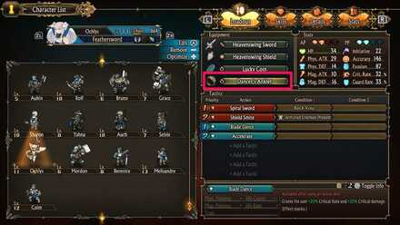 Unicorn Overlord - Accessory Equipped