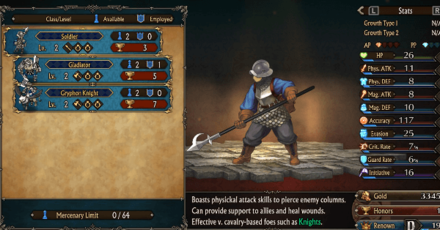 Unicorn Overlord - Recruit Mercenaries at a Fort