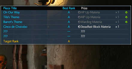 Final Fantasy 7 Rebirth - 2 Star Steadfast Block Materia Reward