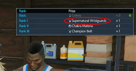 Final Fantasy 7 Rebirth - Supernatural Wristguards Reward