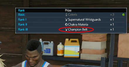 Final Fantasy 7 Rebirth - Champion Belt Accessory Reward