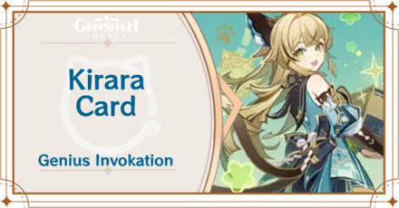 Genshin Impact - Kirara Card Guide