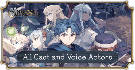 Unicorn Overlord - All Cast and Voice Actors
