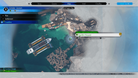 FF7 Rebirth - Tides of War and Worry Map Image