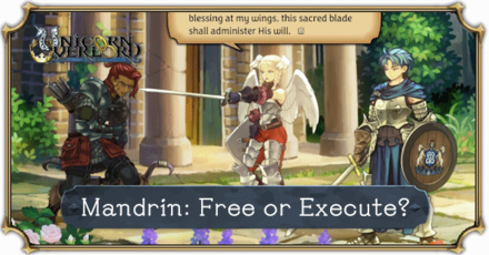 Unicorn Overlord - Mandrin Free or Execute Choice Banner