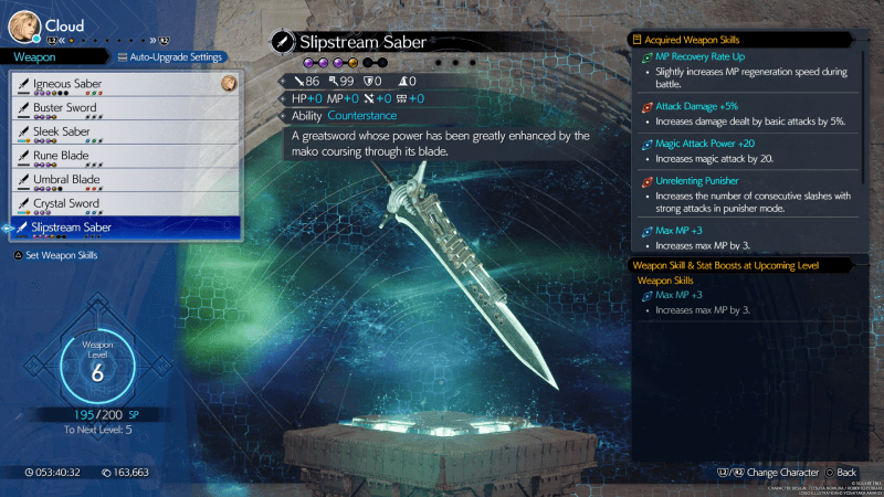 FF7 Rebirth - Learn Weapon Ability