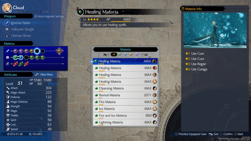 FF7 Rebirth - Max Out Best Materia