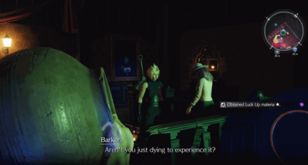 Barker LuckUp materia