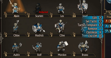 Unicorn Overlord - Character List