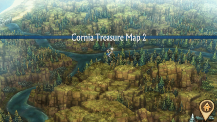 Unicorn Overlord - Cornia Treasure 2 Overworld Location