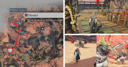 FF7 Rebirth - Take the Elevator down to the desert