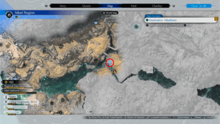 FF7 Rebirth - Chocobo Hidden Treasure Chromite Ore x10 Map Location