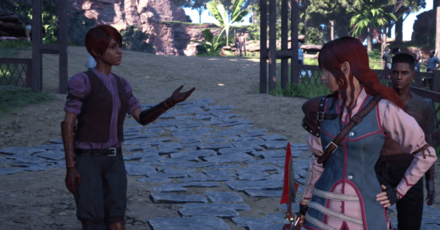 FF7 Rebirth - Woodland Vigil Quest Guide - Talk to Cissnei by the Entrance