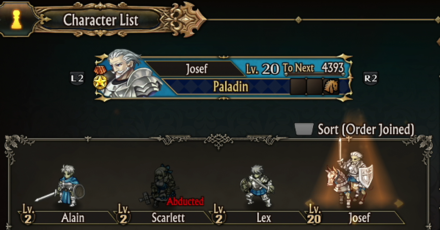 Unicorn Overlord - Use Josef Extensively