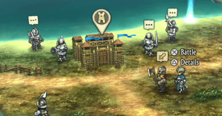 Unicorn Overlord - Battle Units with the Sword Icons