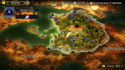 Unicorn Overlord - Rondmort Church Cemetery Map Location