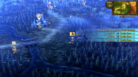 Unicorn Overlord - Rondmort Church Cemetery Overworld Location