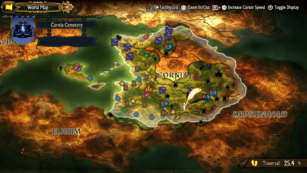 Unicorn Overlord - Nordplage Cemetery Map Location