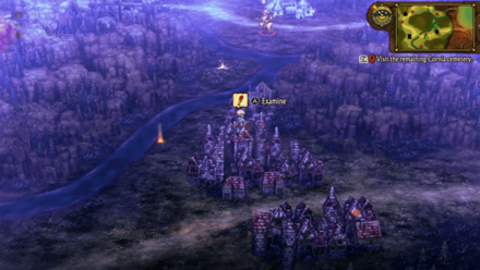 Unicorn Overlord - Saint le Riche Town Cemetery Overworld Location