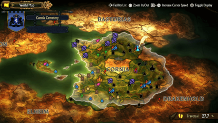 Unicorn Overlord - Saint le Riche Town Cemetery Map Location