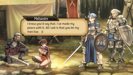 Unicorn Overlord - Melisandre Execute Choice Story Impact