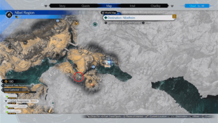 FF7 Rebirth - Chocobo Hidden Treasure Mythril Ore x1 Map Location