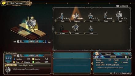 Unicorn Overlord - Clive Recruitment in Call to Action