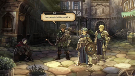 Unicorn Overlord - Rolf Disappointed for Letting Gammel Free