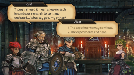 Unicorn Overlord - Let the Experiments Continue or not? Choice