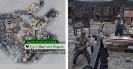 Final Fantasy 7 Rebirth - Hustle and Grind Location